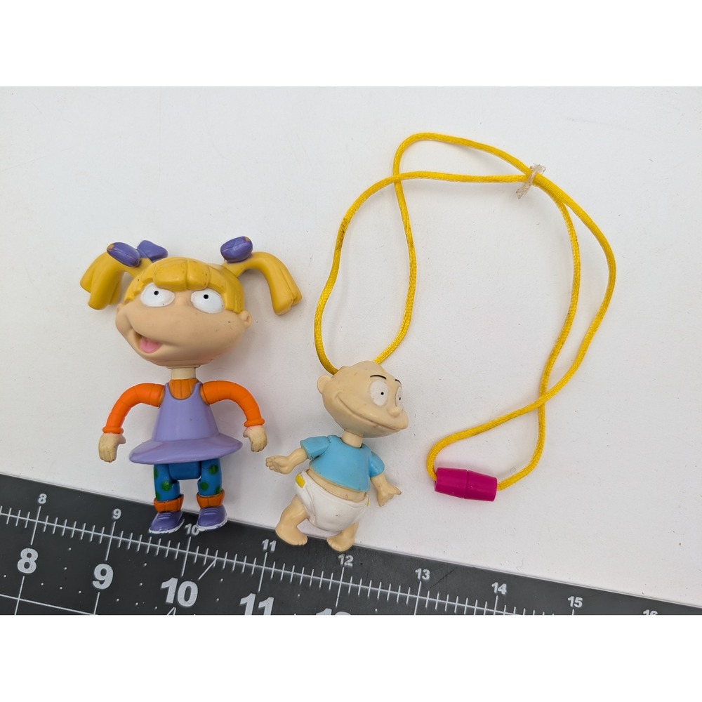 Viacom Rugrats Angelica Figure Tommy Pickles Bubble Wand 1998 1999 Lot